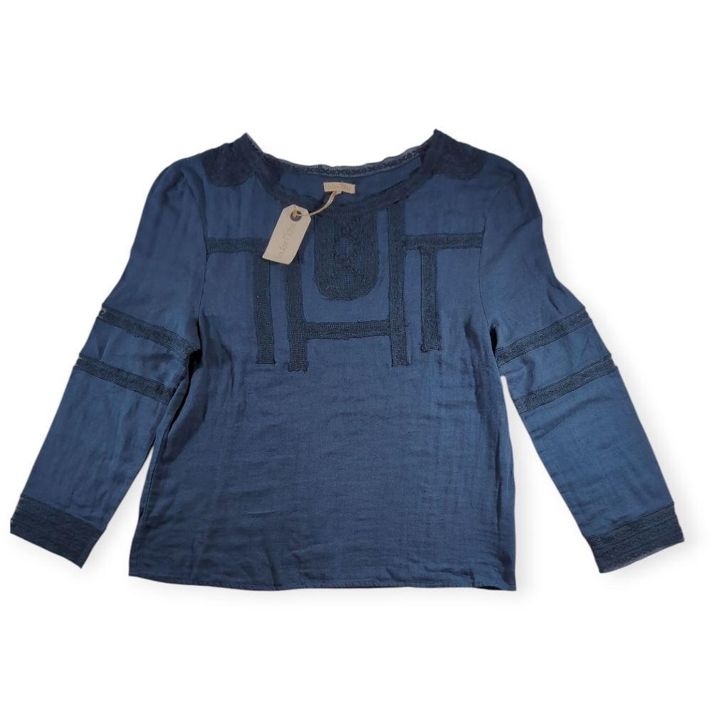 NWT Louise Misha Ludmila Navy CottonTop